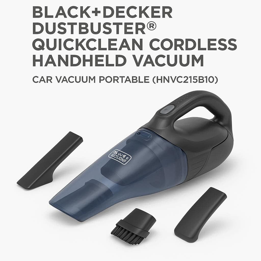 BLACK+DECKER Dustbuster QuickClean Cordless Handheld Vacuum for Home and Car