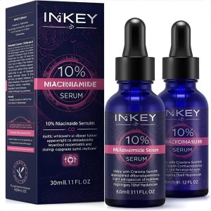 The INKEY List 10% Niacinamide Serum – Lightweight 30ml oil-control serum with 1% Hyaluronic Acid for reducing blemishes, redness, and excess shine