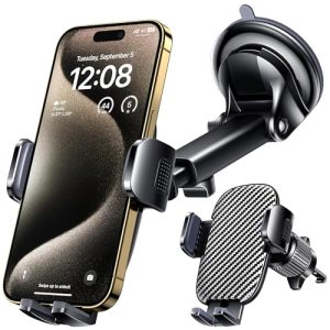 51OcWoYfkiL Qifutan Car Phone Holder Mount Phone Mount for Car Windshield Dashboard Air Vent Universal Hands Free Automobile Cell Phone Holder Fit for iPhone Smartphone Camera Mounts