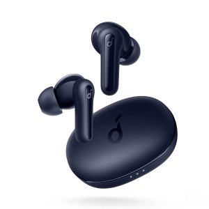 61K5VxRhZFL Soundcore by Anker Life P2 Mini True Wireless Earbuds, Bluetooth 5.2, 10mm Drivers for Big Bass, Custom EQ, 32H Playtime, Fast Charging, Comfortable, Tiny Size for Daily Use, Commute, Work