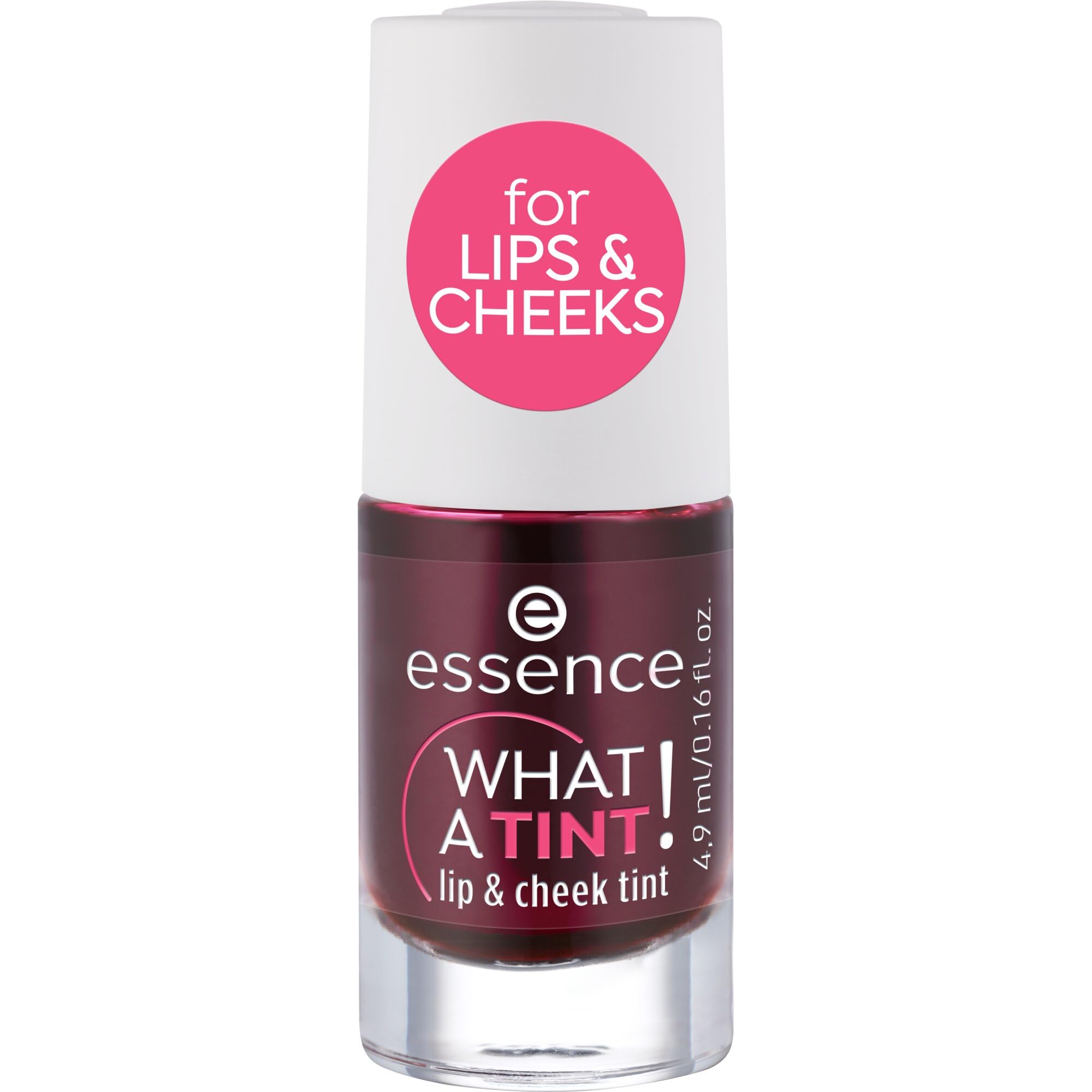 essence | What a Tint! Lip & Cheek Tint | Long-Lasting Liquid Blush & Lip Stain | Non-Sticky & Kiss-Proof | Vegan & Cruelty Free (01 | Kiss from a Rose)
