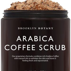 712XRn6lVvL Brooklyn Botany Arabica Coffee Body Scrub - Moisturizing and Exfoliating for Body, Face, Hand, Foot - Fights Stretch Marks, Fine Lines, Wrinkles - Great Gifts for Women & Men - 10 oz