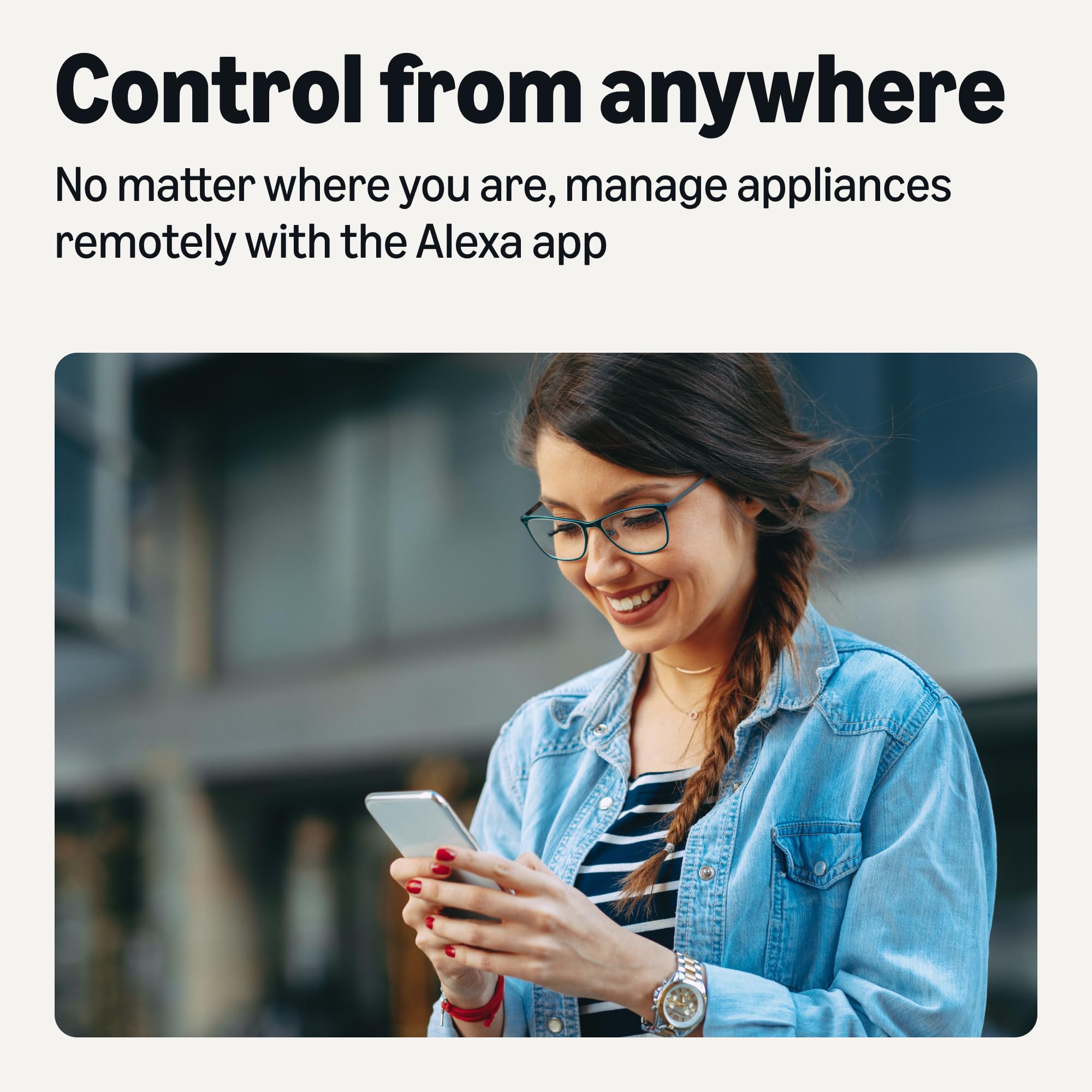 Amazon Basics Smart Plug, Works with Alexa Only, 2.4 GHz Wi-Fi, No Hub Required, 2 Pack, White - Image 3