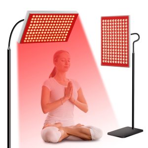 71ZW9jd4SXL Tuohun Red Light Therapy for Face and Body – 150 LED, 660nm Red & 850nm Near Infrared Lamp with Adjustable Stand, Dual Wavelength for Skin, Muscle & Joint Recovery | Home & Professional Use