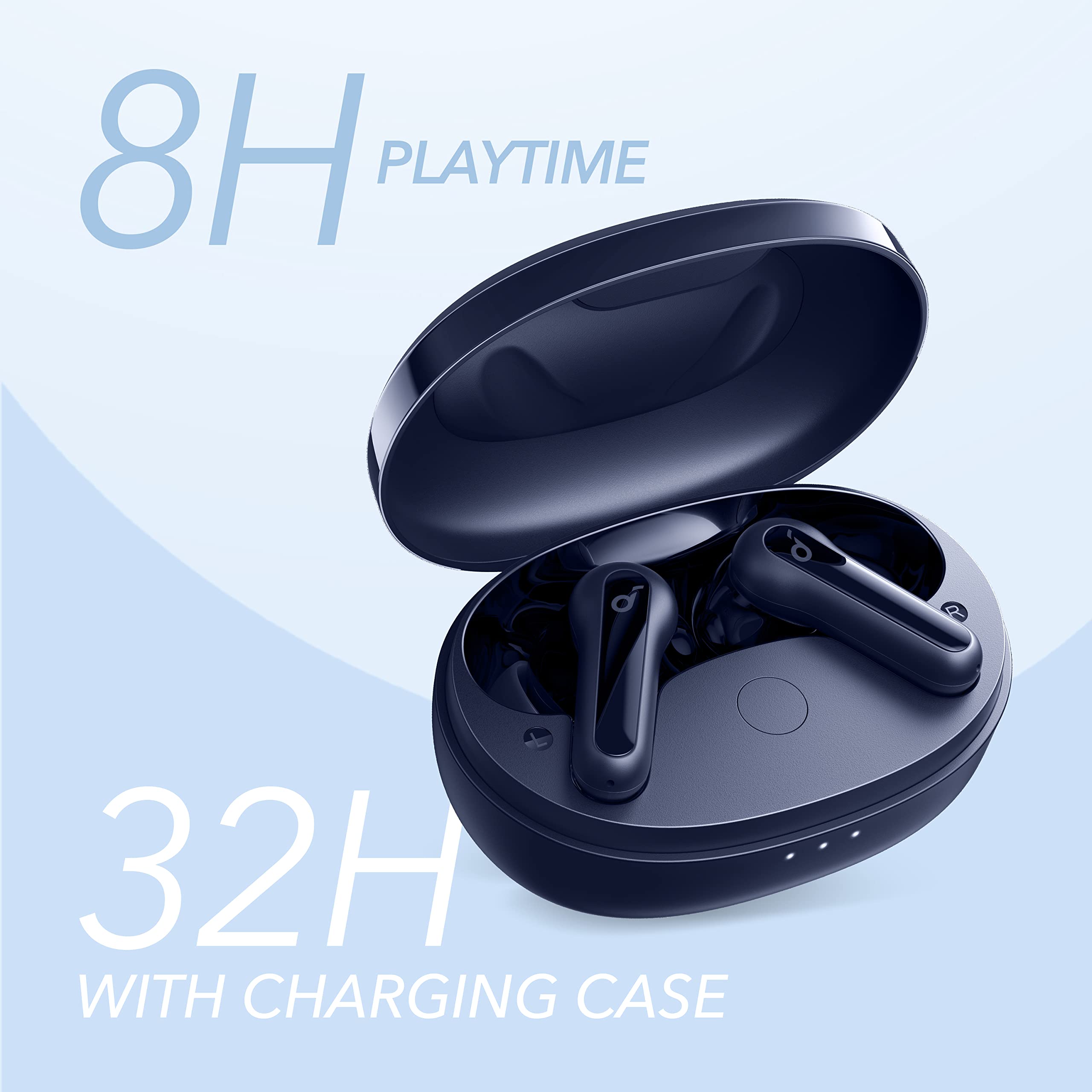 Soundcore by Anker Life P2 Mini True Wireless Earbuds, Bluetooth 5.2, 10mm Drivers for Big Bass, Custom EQ, 32H Playtime, Fast Charging, Comfortable, Tiny Size for Daily Use, Commute, Work - Image 2