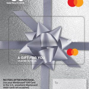 $50 Mastercard Gift Card (plus $4.95 Purchase Fee)
