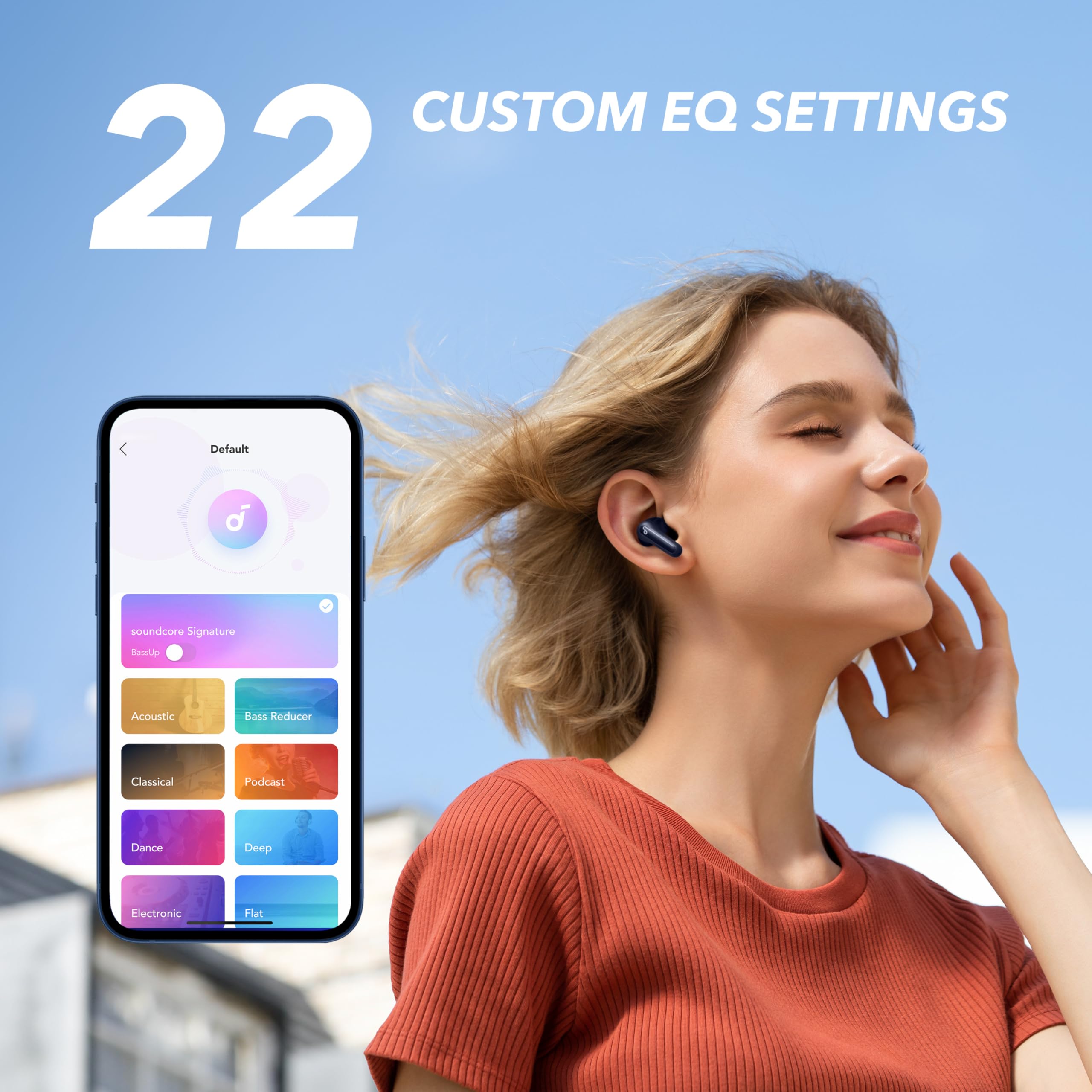 Soundcore by Anker Life P2 Mini True Wireless Earbuds, Bluetooth 5.2, 10mm Drivers for Big Bass, Custom EQ, 32H Playtime, Fast Charging, Comfortable, Tiny Size for Daily Use, Commute, Work - Image 5