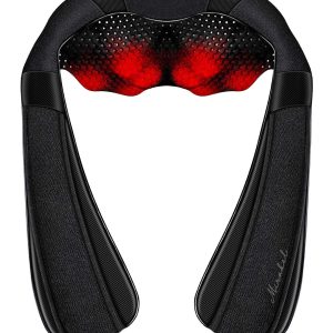 81Ovb7GSj0L Shiatsu Neck and Shoulder Back Massager with Heat – Electric Deep Tissue Kneading Massage Pillow for Pain Relief and Relaxation – Perfect Gifts for Mother’s Day, Father’s Day, Birthdays, and Christmas