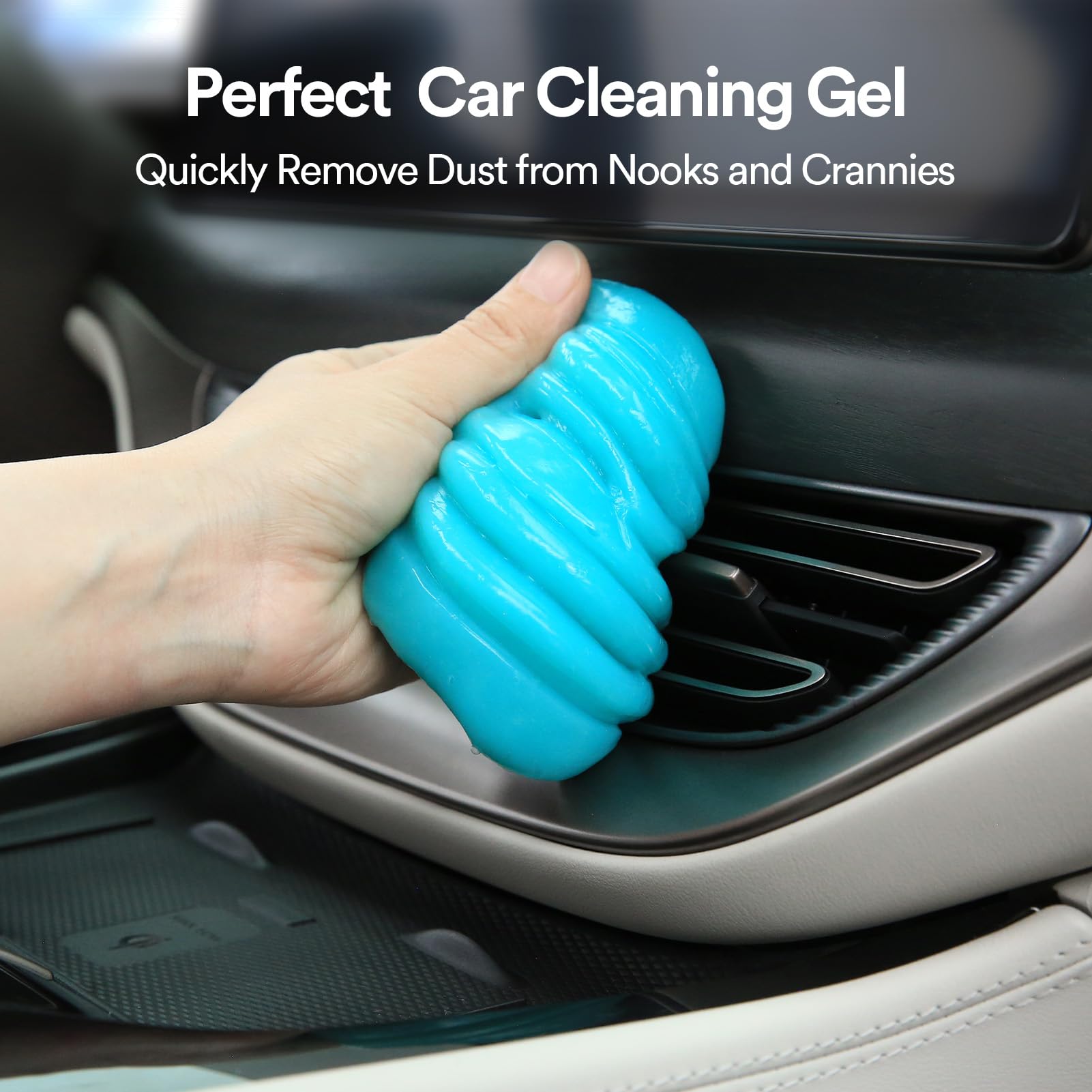 PULIDIKI Car Cleaning Gel Clean Putty Car Interior Cleaner Slime Auto Detail Tools Kit Supplies Car Accessories Christmas Stocking Stuffers Gifts for Men Women White Elephant Gifts Adults Teens - Image 8