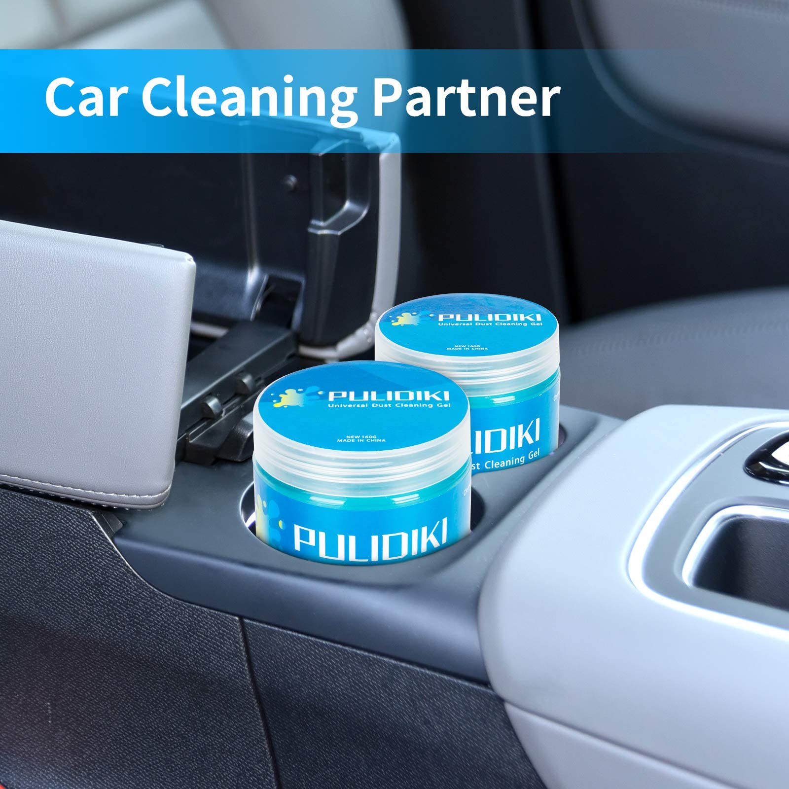 PULIDIKI Car Cleaning Gel Clean Putty Car Interior Cleaner Slime Auto Detail Tools Kit Supplies Car Accessories Christmas Stocking Stuffers Gifts for Men Women White Elephant Gifts Adults Teens - Image 3