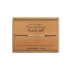 KGBNCIE Inspirational Unique Gifts for Women, Morse Code Funny Gifts Bracelets, Morse Code Bracelets Friendship Bracelets, jewelry for Women