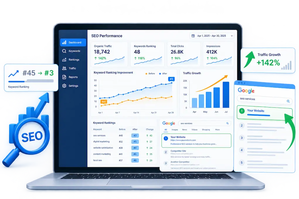Professional SEO Services – IntegBizz Professional SEO services to improve Google rankings and organic traffic